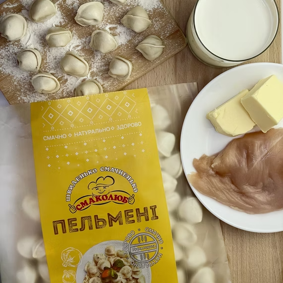 Пельмені «Дитяча смакота» у замороженому вигляді